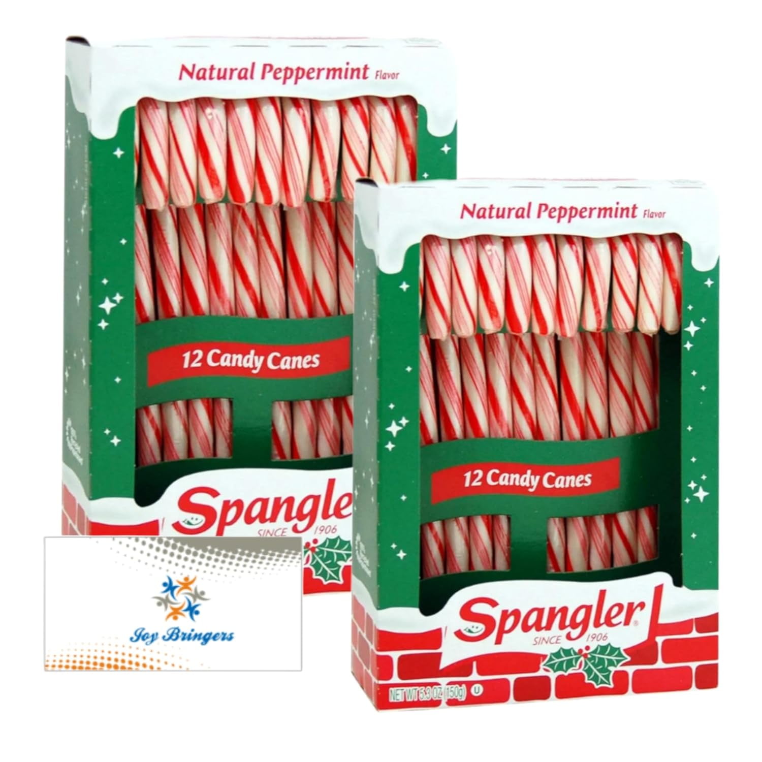 Spangler Classic Red And White Peppermint Candy Canes Natural