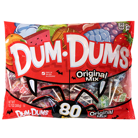 Dum Dum Halloween Original Mix 80 Count 13.7 oz. Bag