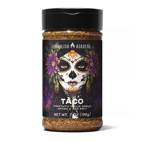Spanglish Asadero Taco Seasoning, 7 oz.