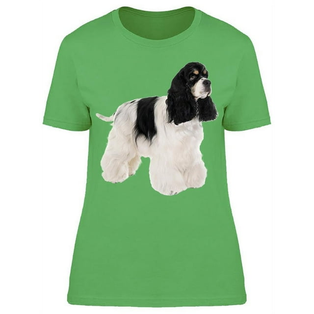Spaniel Cocker Standing Sideways T-Shirt Women -Image by Shutterstock, Female Small