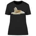 thumbnail image 1 of Spaniel Dog On The Floor T-Shirt Women -Image by Shutterstock, Female Large, 1 of 2