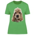 thumbnail image 1 of Spaniel Face Closeup T-Shirt Women -Image by Shutterstock, Female x-Large, 1 of 2