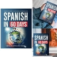 thumbnail image 1 of Spanish In 60 Days Workbook – Essential Grammar Slang & Daily Conversations,Step-By-Step 8-Week Study Planner With Grammar,Vocabulary,Exercises & Large Print, 1 of 9