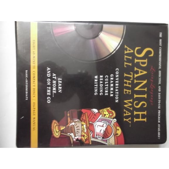 Pre-Owned Spanish All the Way (CD): Learn at Home and on the Go (Audiobook) by Crown, Irwin Stern, All the Way