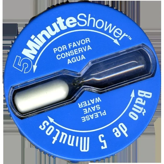 Spanish And English 5 Minute Shower Timer - Bano De 5 Minutos - Espanol