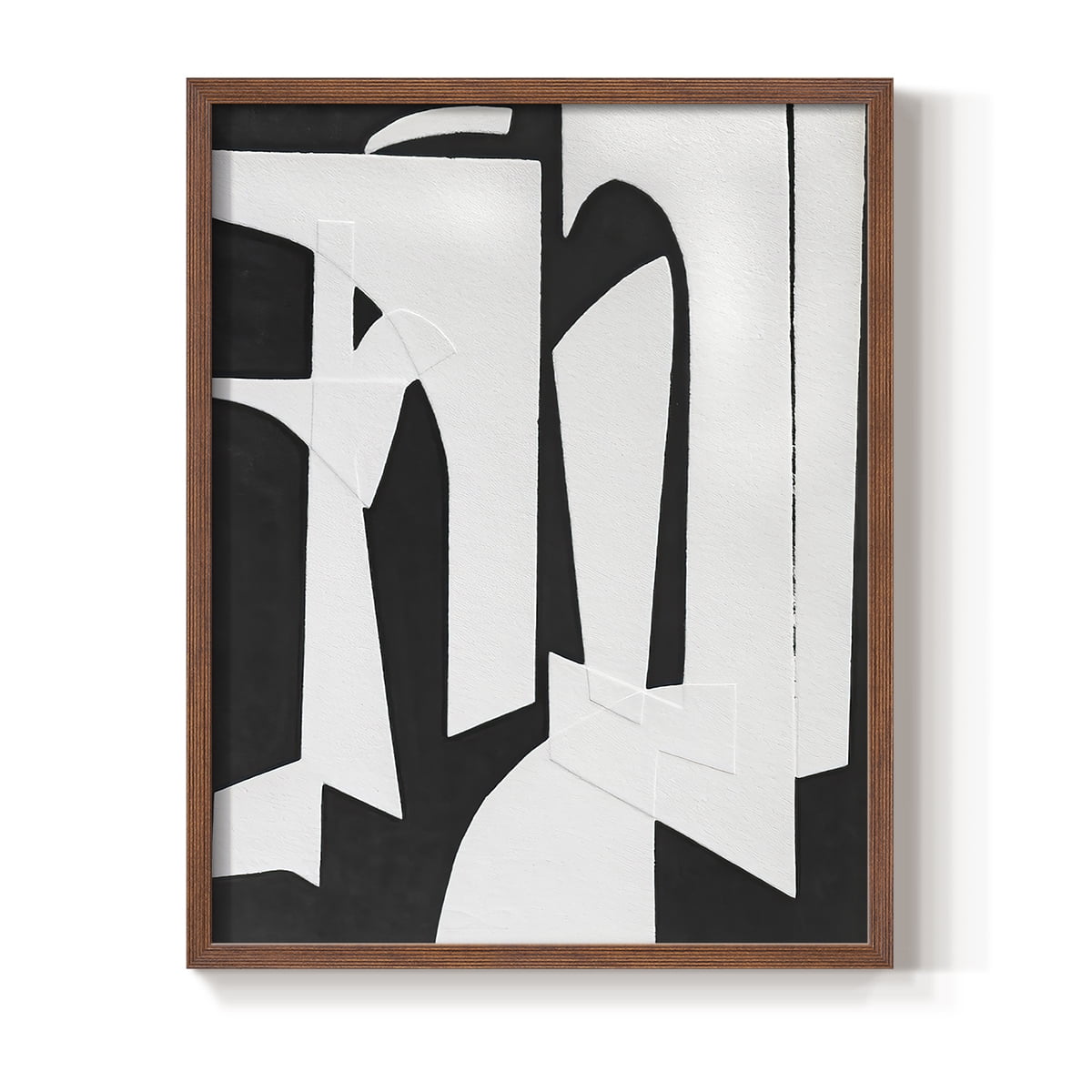 Spanish Arches II Framed Print in Brown Solid Wood Framed Print No Nail Hanging