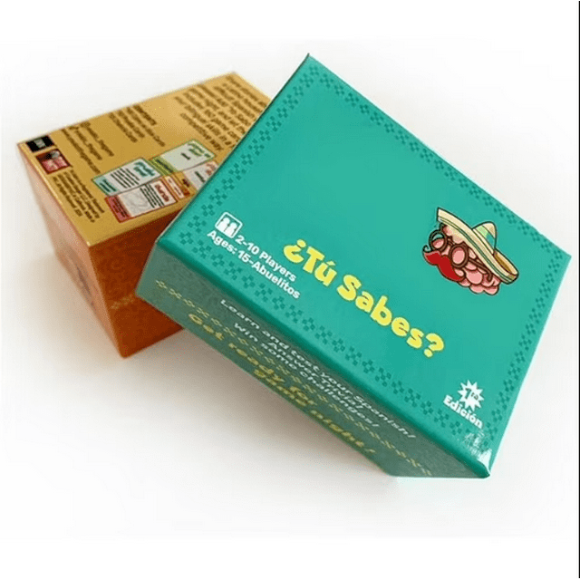Spanish Card Game, 2025 New Bilingual Card Game, Funny Trivia Card Game