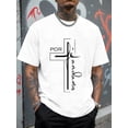 thumbnail image 1 of Spanish Christian T-Shirt Por Fe Andamos Cross Tee 2 Corinthians 5:7 Faith Shirt, 1 of 5