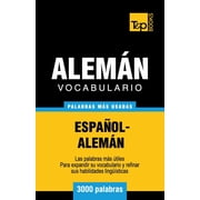 Spanish Collection Vocabulario espa ol-alem n - 3000 palabras m s usadas, Book 15, Paperback