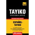 thumbnail image 1 of Spanish Collection: Vocabulario español-tayiko - 9000 palabras más usadas (Paperback), 1 of 1