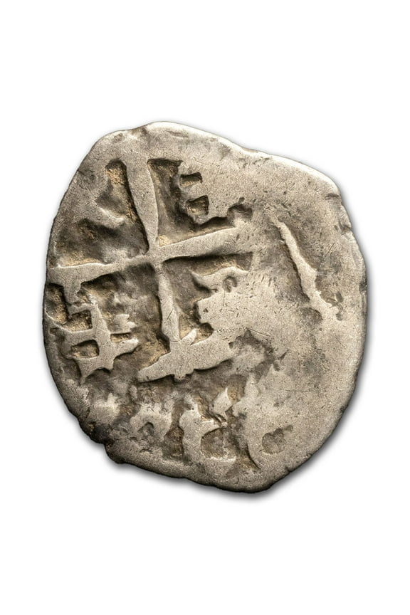 Spanish Colonial Silver 1/2 Real Cobs Avg Circ