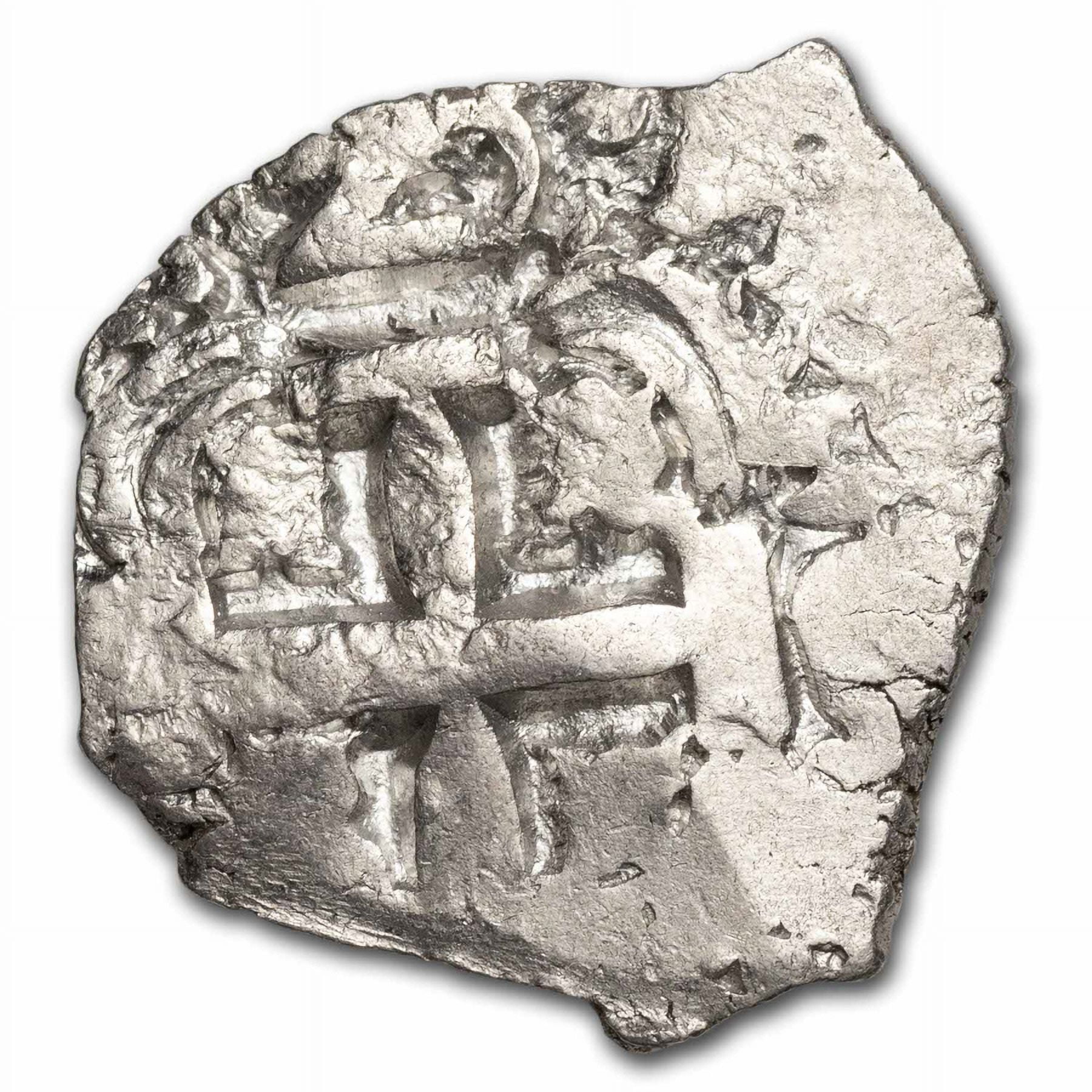 Spanish Colonial Silver 2 Reales Dated Cob XF/AU - Walmart.com