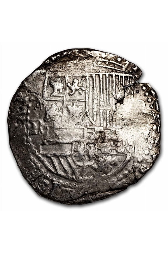 Spanish Colonial Silver 8 Reales Cob Avg Circ