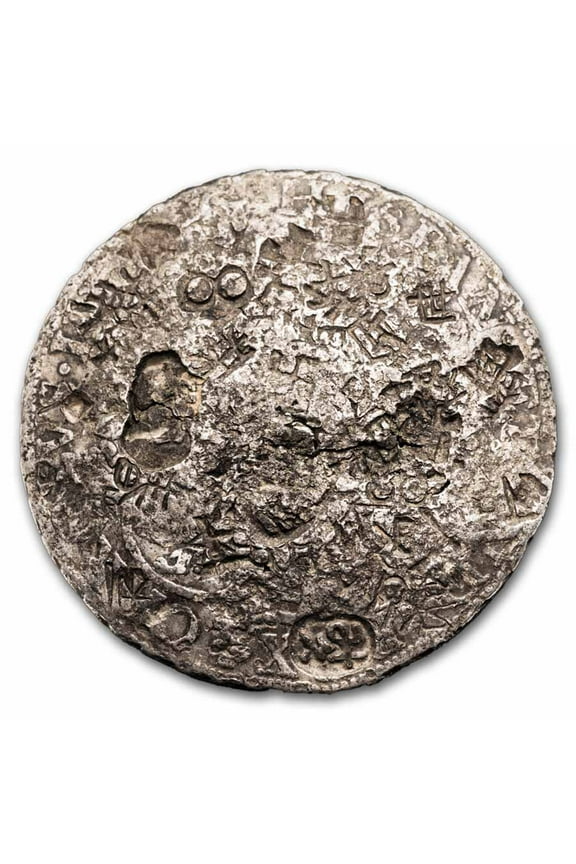 Spanish Colonial Silver 8 Reales (Heavily Chopmarked)