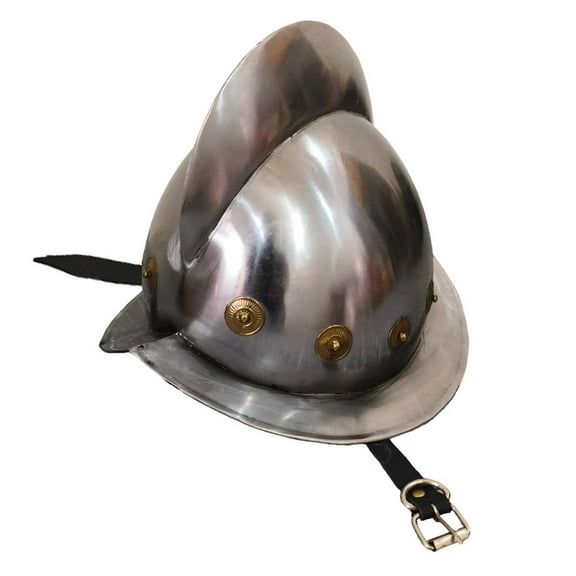 Spanish Comb Morion Boat Helmet Medieval European Knights Replica Helm Fully Wearable for Adult
