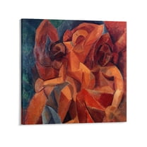 Spanish Cubist Painter Pablo Picasso Three Women Poster Print Photo Art Painting Canvas Poster Home Decorative Bedroom Modern Decor Posters Gifts 20x20inch(50x50cm)