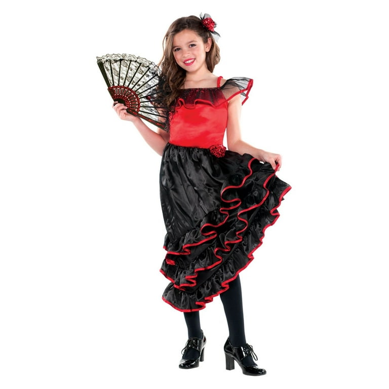 Spanish Dancer Flamenco Girls Costume