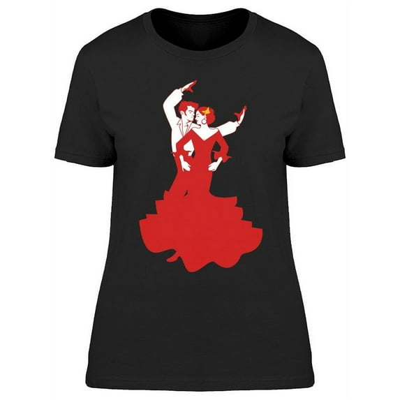Spanish Dancer T-Shirt Women -Image by Shutterstock, Female XX-Large