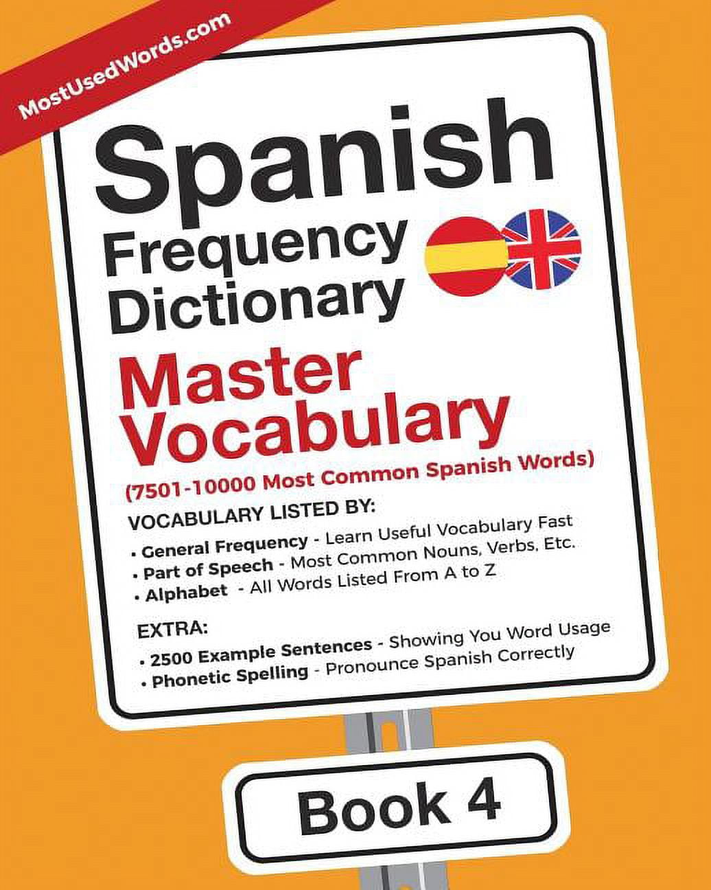 Spanish - English Spanish Frequency Dictionary - Master