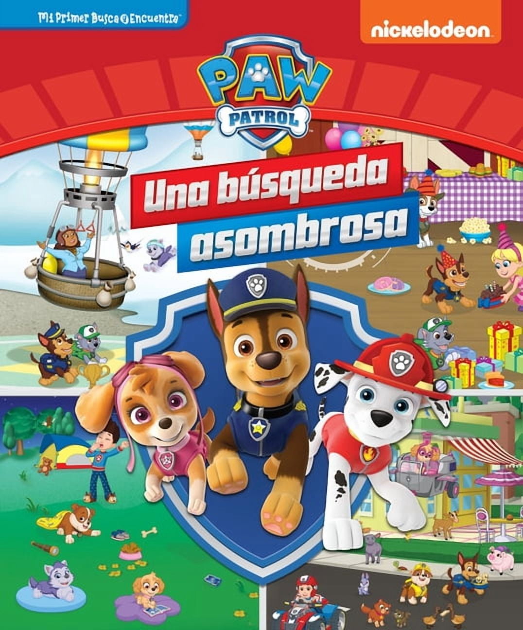 Mi Primer Busca Y Encuentra (First Look  Paw Patrol Una Búsqueda Asombrosa (Paw Patrol Pawsome Search): Mi Primer Busca Y Encuentra (First Look and Find), (Hardcover)