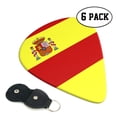 thumbnail image 1 of Spanish Flag Guitar Picks for Guitar Bass Music Instruments Women Men Guitar Picks, 1 of 7
