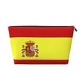 thumbnail image 1 of Spanish Flag Travel Handbag Leather Purse Organizer Tidy Bag Purse Toiletry Clutch For Women, 1 of 7