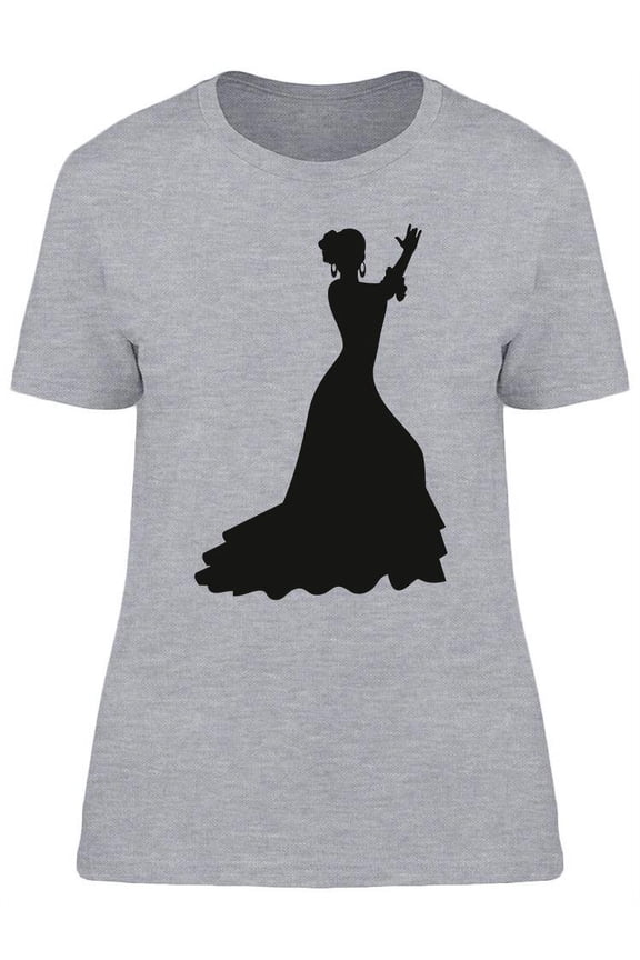 Spanish Flamenco T-Shirt Women -Image by Shutterstock, Female Medium