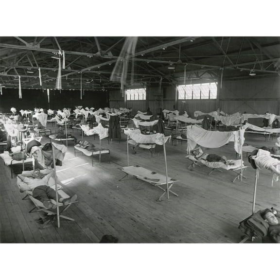 Spanish Flu Epidemic 1918-1919 In America History (24 x 18)