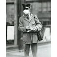 thumbnail image 1 of Spanish Flu Epidemic 1918-1919 In America. Letter Carrier In New York City Wearing A Gauze Mask To Avoid Catching, 1 of 2