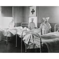 thumbnail image 1 of Spanish Flu Epidemic 1918-1919 In America. Volunteer Nurses At Red Cross Hospital During The Influenza Epidemic. Eureka, 1 of 2