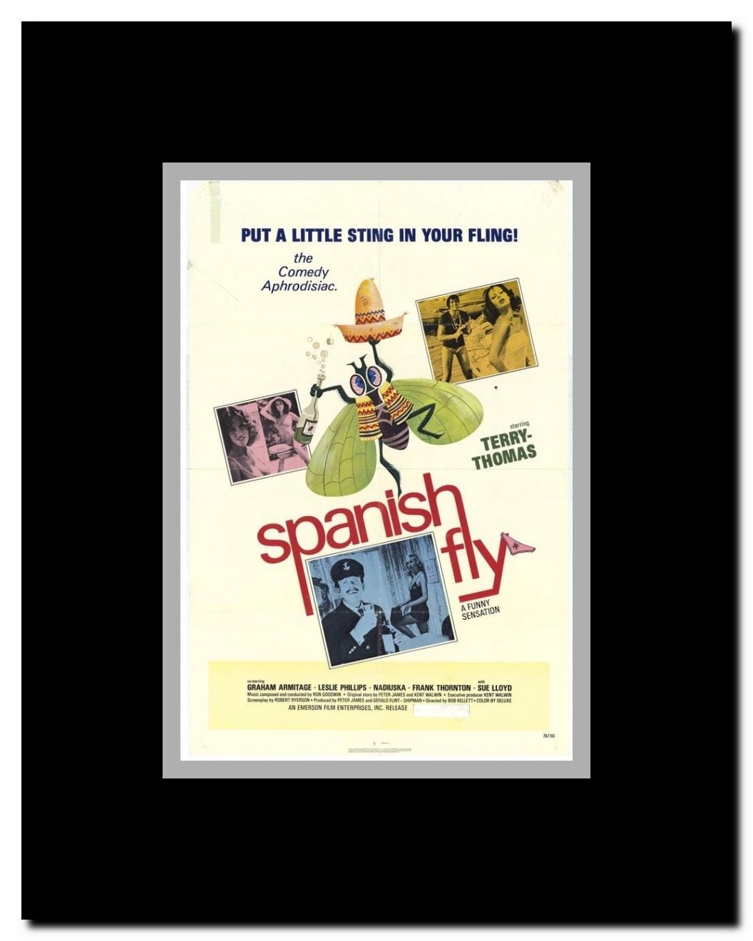 Spanish Fly Framed Movie Poster