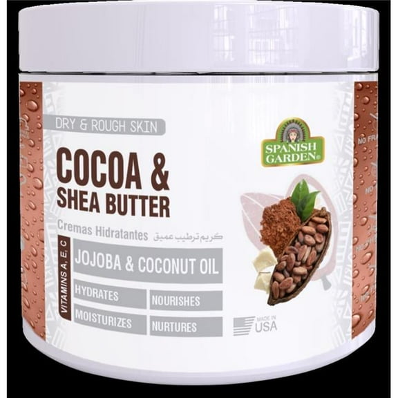 Spanish Garden 18130 Dry & Rough Skin Cream (Cocoa & Shea Butter)