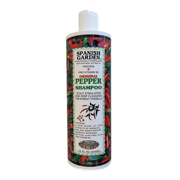 Spanish Garden Original Pepper Shampoo, 16 oz