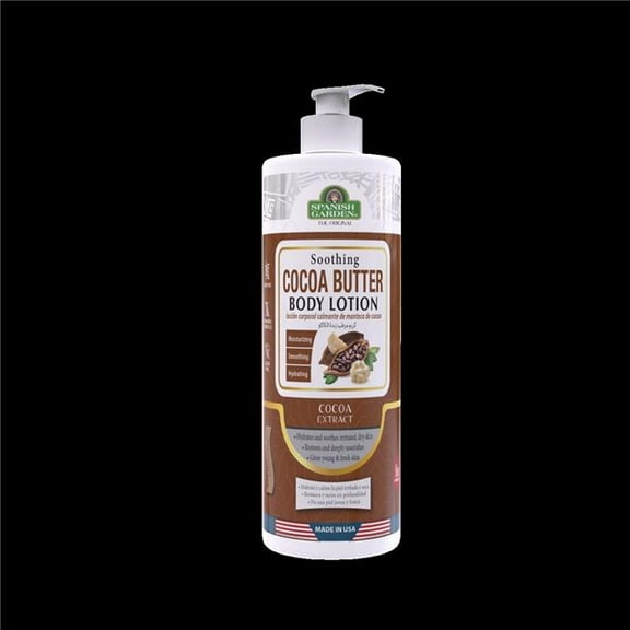 Spanish Garden 19211 Soothing Cocoa Butter Body Lotion (Family size with pump)