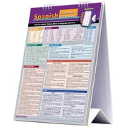 Spanish Grammar & Vocabulary Easel Book A Quickstudy Reference Tool for School, Work & Language Barriers Hardcover