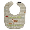 thumbnail image 1 of Spanish Hound Dog Gone Cute Baby Bib, 1 of 3