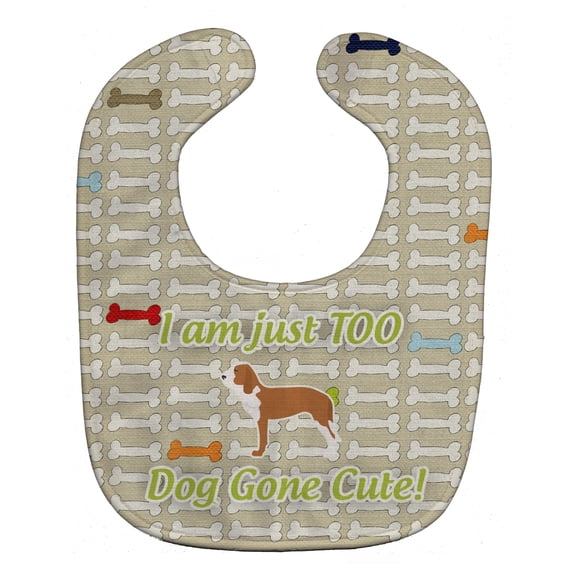 Spanish Hound Dog Gone Cute Baby Bib