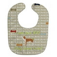 thumbnail image 1 of Spanish Hound Dog Gone Cute Baby Bib, 1 of 2