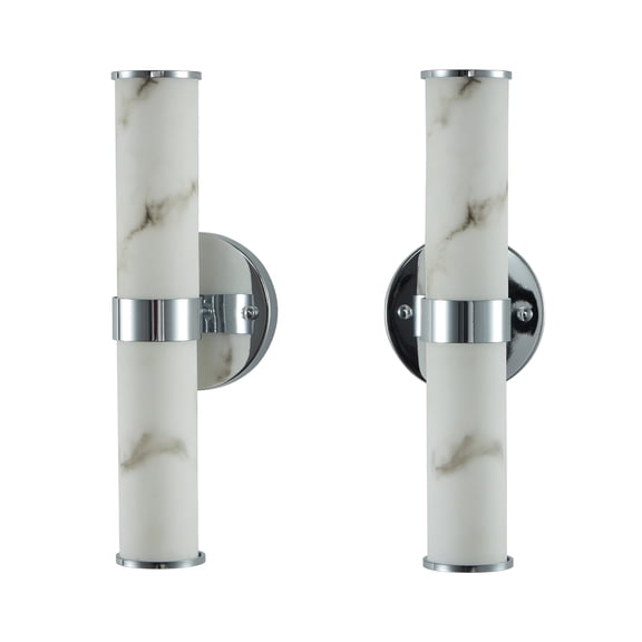 Spanish-Inspired LED Wall Light, Eco-Friendly Marble for Bedroom Nightstand or Corridor