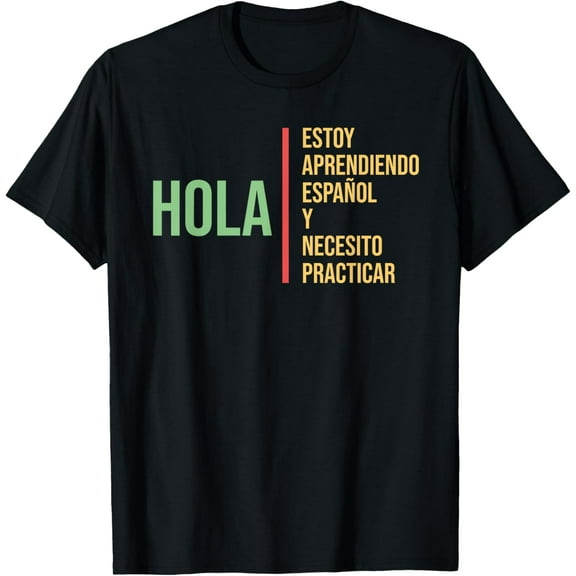 Spanish Language for Students Practice Learning as a Gift T-Shirt
