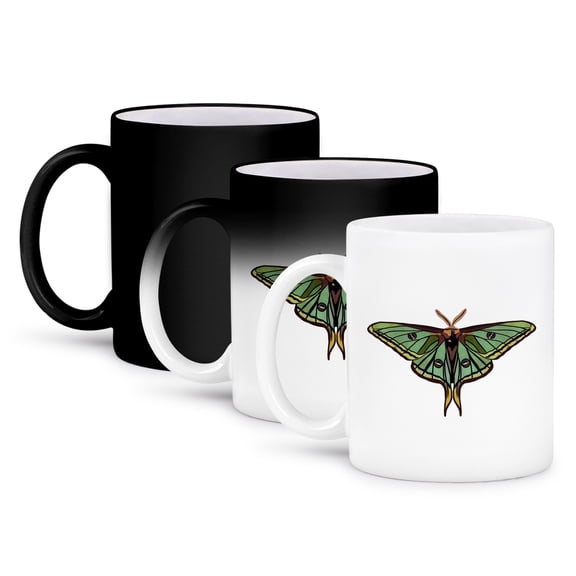 Spanish Luna Moth, 11oz Magic Transforming Mug