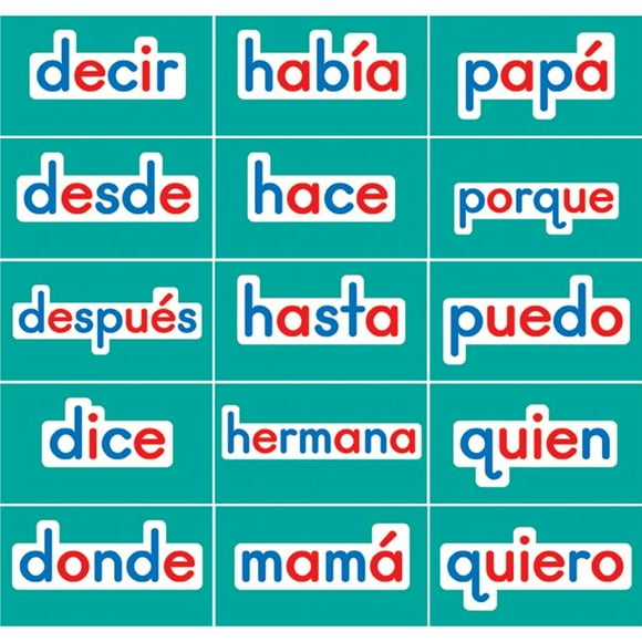 Spanish Magnetic High-Frequency Words Set 1