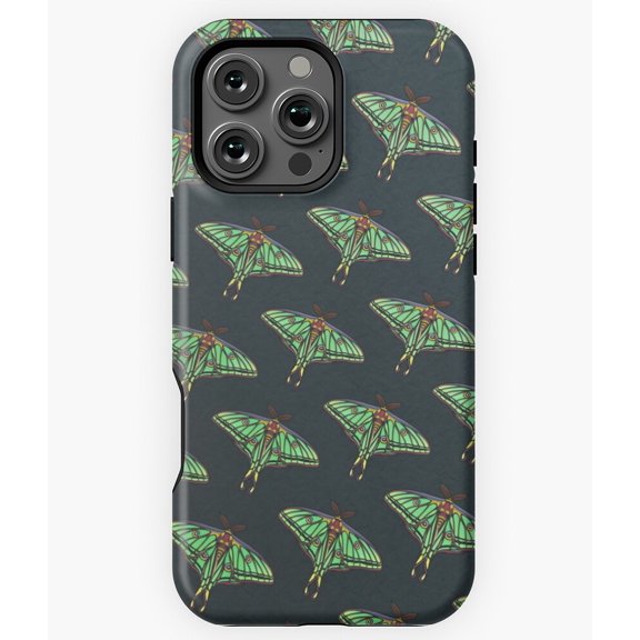 Spanish Moon Moth Beautiful Insect Art N5771 Phone Case for iPhone 17 16 15 14 13 12 11 Pro Max