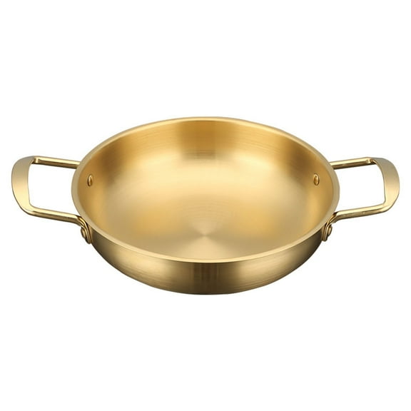 Spanish Paella Cooking Pan For Home Kitchen Restaurant, Stainless Steel Grill Pan Cooking Pot With Double Riveted Handles For Rice Or Stir Frys[Energy Class A]