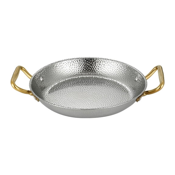 Spanish Paella Pan, Professional Stainless Steel Double Ears Pan, Nonstick Cooking Skillet Cookware For Homes Or Restaurants [Energy Class A]