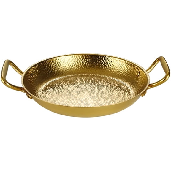 Spanish Paella Pan, Professional Stainless Steel Double Ears Pan, Nonstick Cooking Skillet Cookware For Homes Or Restaurants [Energy Class A]