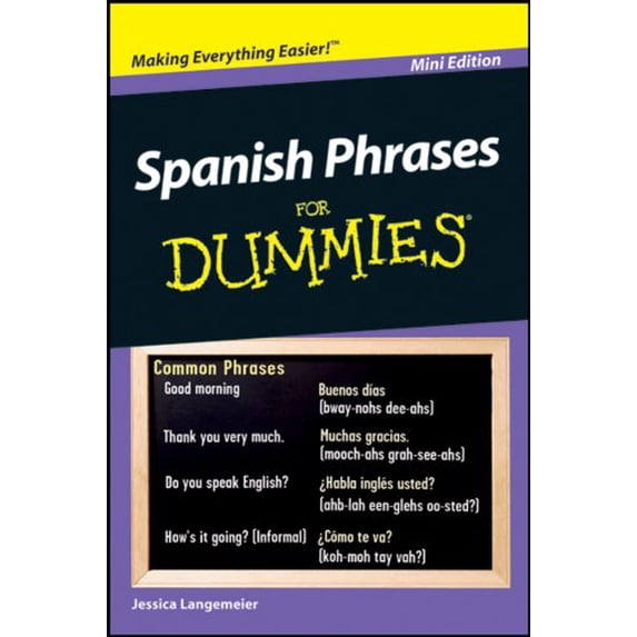 Pre-Owned Spanish Phrases For Dummies (Custom) (Paperback) 1118168976 9781118168974