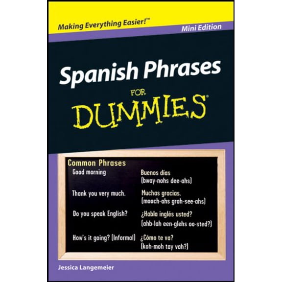 Pre-Owned Spanish Phrases For Dummies (Custom) (Paperback) 1118168976 9781118168974