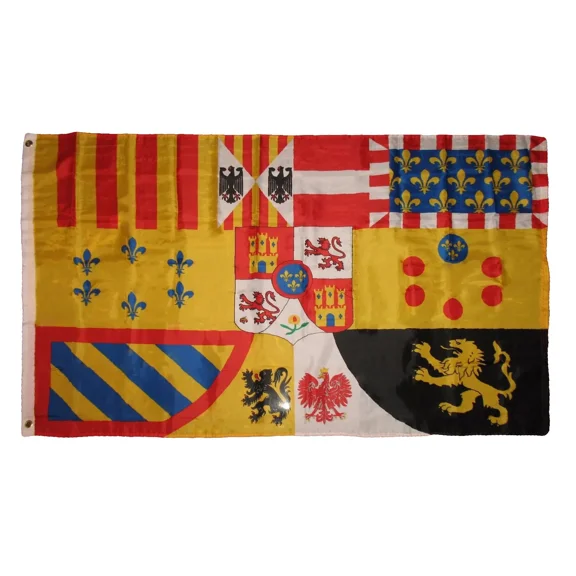 Spanish Royal Flag 3X5 Ft Spain Banner Coat Of Arms House Of Bourbon Standard