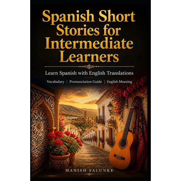 Easy Spanish Short Stories Collection Spanish Short Stories for Intermediate Learners: Learn Spanish with English Translations Vocabulary Pronunciation Guide , (Paperback)